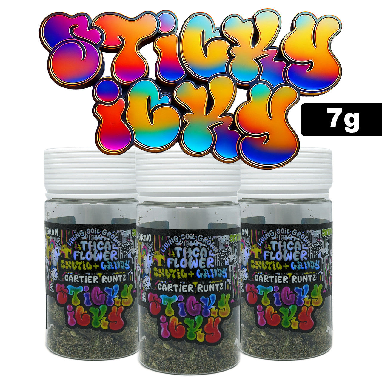 Sticky Icky - THCA Flower 7g - All Tiers Sticky Icky - THCA Flower 7g - All Tiers